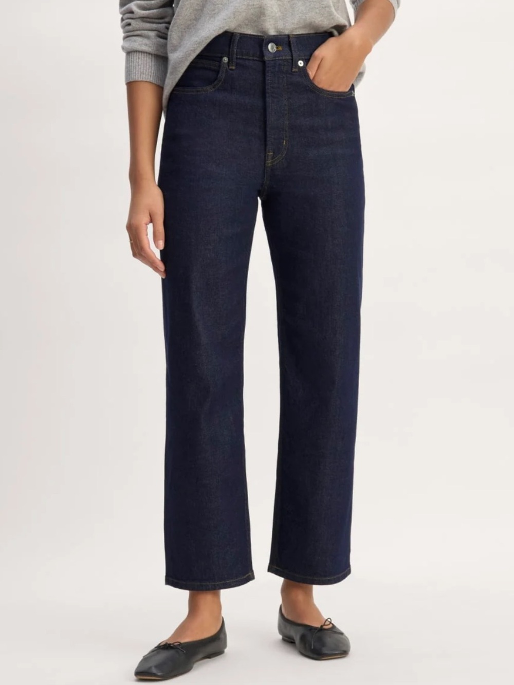 Everlane way high Jean in pure blue